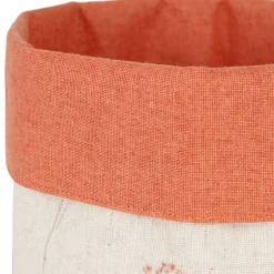 Fabrique de Styles Paniers Et Corbeilles*Panière à pain en coton et rouge d15cm - Lucile