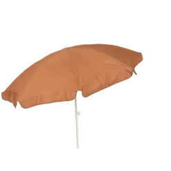 Enfant Fabrique de Styles Parasols, Pergolas|Jardin*Parasol de plage en coton terracotta d200xh200cm - Colors