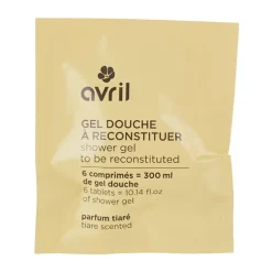 Fabrique de Styles Savon Solide*Pastille gel douche à reconstituer 300ml parfum tiaré