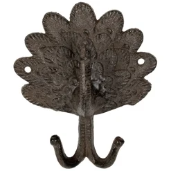 Fabrique de Styles Patères*Patère double paon en fonte