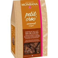 Fabrique de Styles Chocolats Et Confiseries*Petit croc' lait caramel et nougat 120g