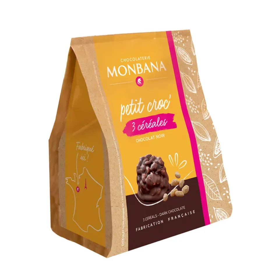 Fabrique de Styles Chocolats Et Confiseries*Petit croc' noir 3 cereales 53g