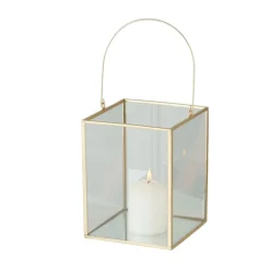 Fabrique de Styles Photophores, Bougeoirs Et Lanternes*Photophore malta dore 12x14xh12cm