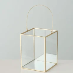 Fabrique de Styles Photophores, Bougeoirs Et Lanternes*Photophore malta dore 12x14xh12cm