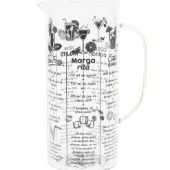 Fabrique de Styles Carafes Et Pichets*Pichet gradué avec recette cocktail 2l