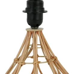 Fabrique de Styles Lampes À Poser*Pied de lampe rond en rotin h33cm - brasil