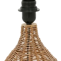 Fabrique de Styles Lampes À Poser*Pied lampe en rotin et fer h35cm - Brasil