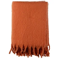 Fabrique de Styles Plaids*Plaid avec franges en tissu 170x130cm - Klosen