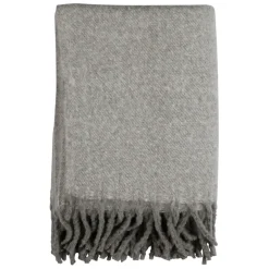 Fabrique de Styles Plaids*Plaid avec franges en tissu 170x130cm - Klosen