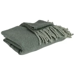 Fabrique de Styles Plaids*Plaid avec franges en tissu 170x130cm - Klosen