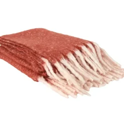 Fabrique de Styles Plaids*Plaid avec franges en tissu 120x150cm