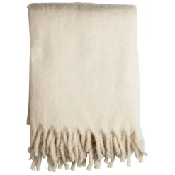 Fabrique de Styles Plaids*Plaid avec franges en tissu 170x130cm - Klosen