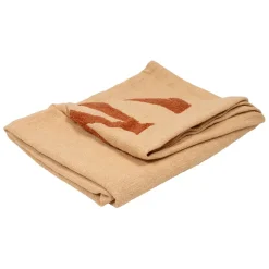 Fabrique de Styles Plaids*Plaid brodé "more amore" en coton 170x130cm - Lumi