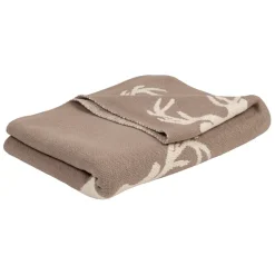 Fabrique de Styles Plaids*Plaid cerf en coton 150x125cm - Noel