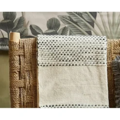 Fabrique de Styles Plaids*Plaid courba 170x130cm en coton et acrylique