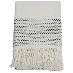 Fabrique de Styles Plaids*Plaid courba 170x130cm en coton et acrylique