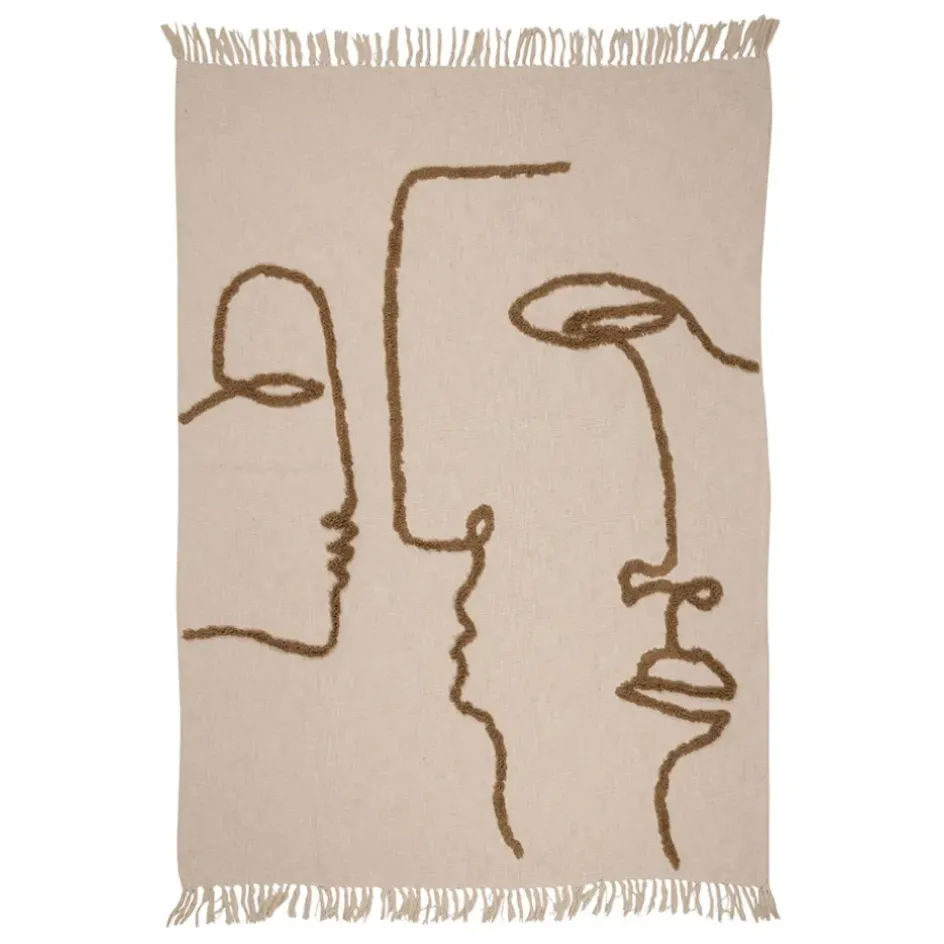 Fabrique de Styles Plaids*Plaid en coton 170x130cm - Organic