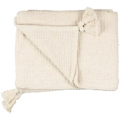 Fabrique de Styles Plaids*Plaid en coton nid d'abeille 170x130cm - Beezz