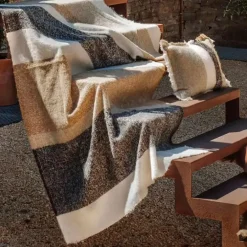 Fabrique de Styles Plaids*Plaid en laine 130x200cm - Calypso