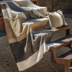 Fabrique de Styles Plaids*Plaid en laine 130x200cm - Calypso