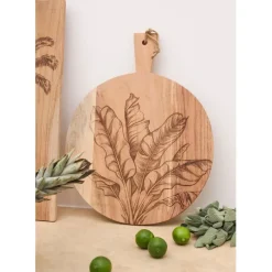 Fabrique de Styles Planches À Découper*Planche à découper bananier en acacia 50x40cm - Dalbert