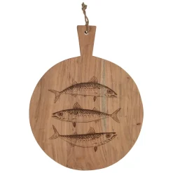 Fabrique de Styles Planches À Découper*Planche à découper poisson en acacia 50x40cm - Dalbert