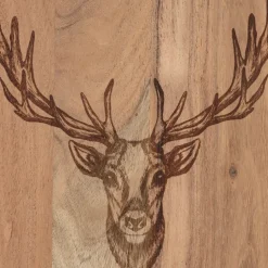 Fabrique de Styles Planches À Découper*Planche a découper cerf en acacia 32x42cm - Dalbert