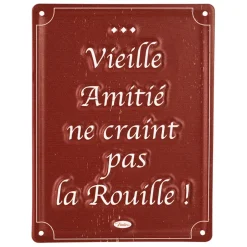 Fabrique de Styles Déco À Suspendre Et Adhésive*Plaque en fer 15x20cm - Bistrot Des Amis