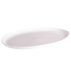 Fabrique de Styles Plats Et Saladiers*Plat ovale en porcelaine blanche 30x20cm - Ecume