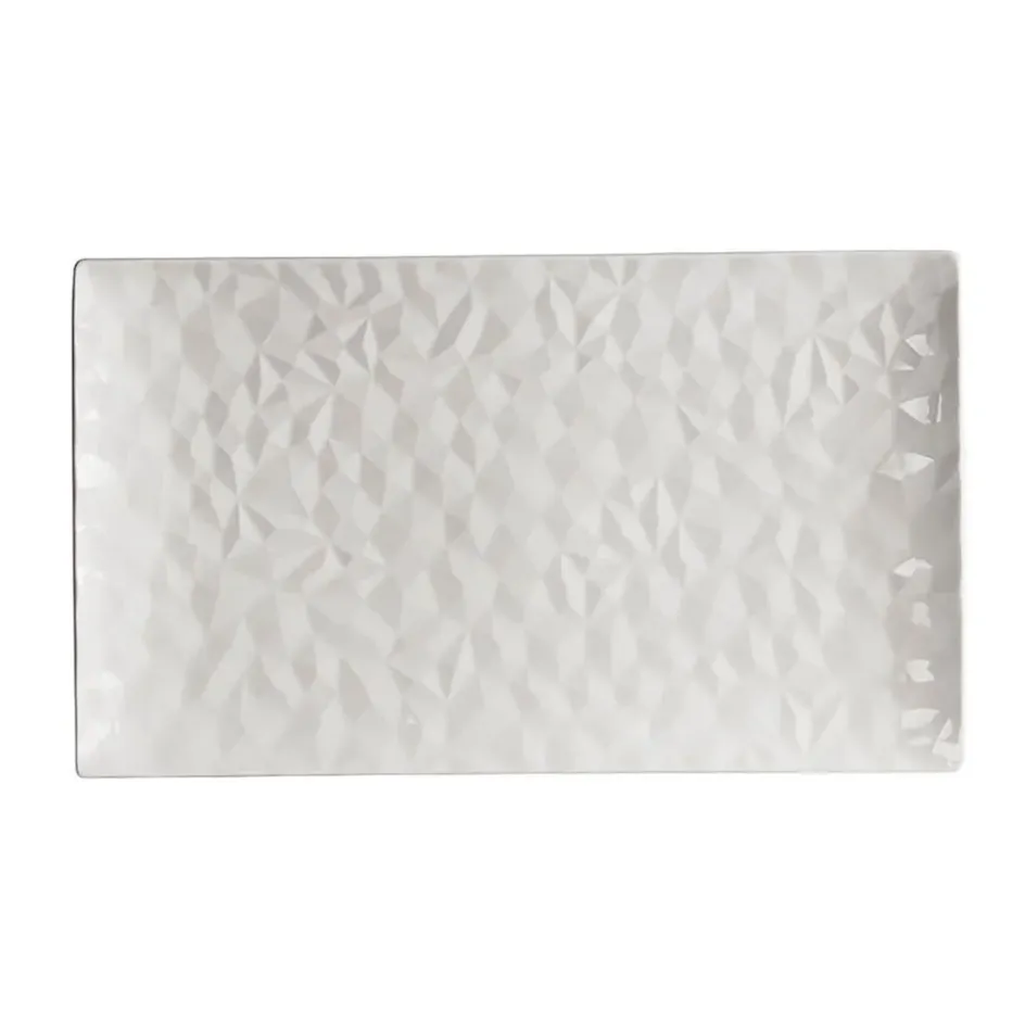 Fabrique de Styles Plats Et Saladiers*Plat rectangulaire en porcelaine 31x18cm - Oasis