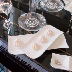 Fabrique de Styles Plats Et Saladiers*Plat rectangulaire en porcelaine d32cm - melody