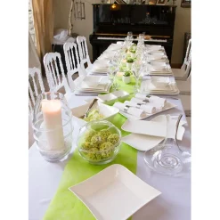 Fabrique de Styles Plats Et Saladiers*Plat rectangulaire en porcelaine d32cm - melody