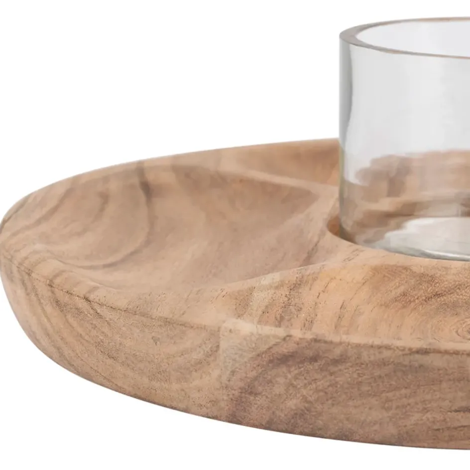 Fabrique de Styles Plateaux*Plateau en acacia avec coupel - Dalbert