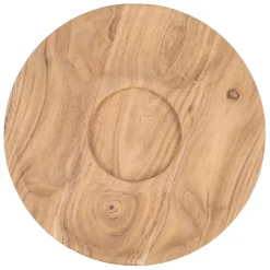 Fabrique de Styles Plateaux*Plateau en acacia avec coupel - Dalbert