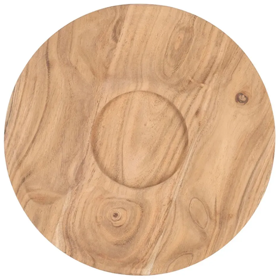 Fabrique de Styles Plateaux*Plateau en acacia avec coupel - Dalbert