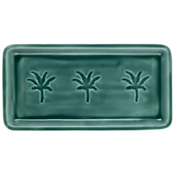 Fabrique de Styles Plateaux*Plateau en fer émeraude 30x15cm - Allegra