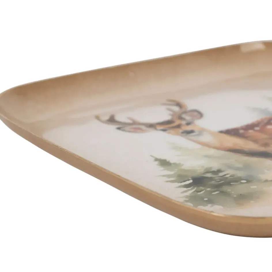 Fabrique de Styles Plateaux*Plateau en fer cerf - Noel