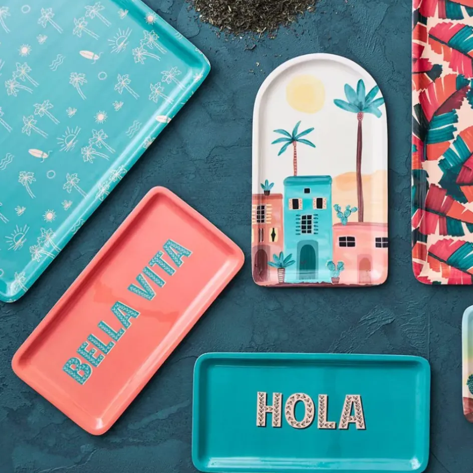 Fabrique de Styles Plateaux*Plateau en fer 15x30cm - Palma