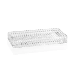 Fabrique de Styles Rangements Salle De Bain*Plateau en verre 27.5x13.5cm - Diamond