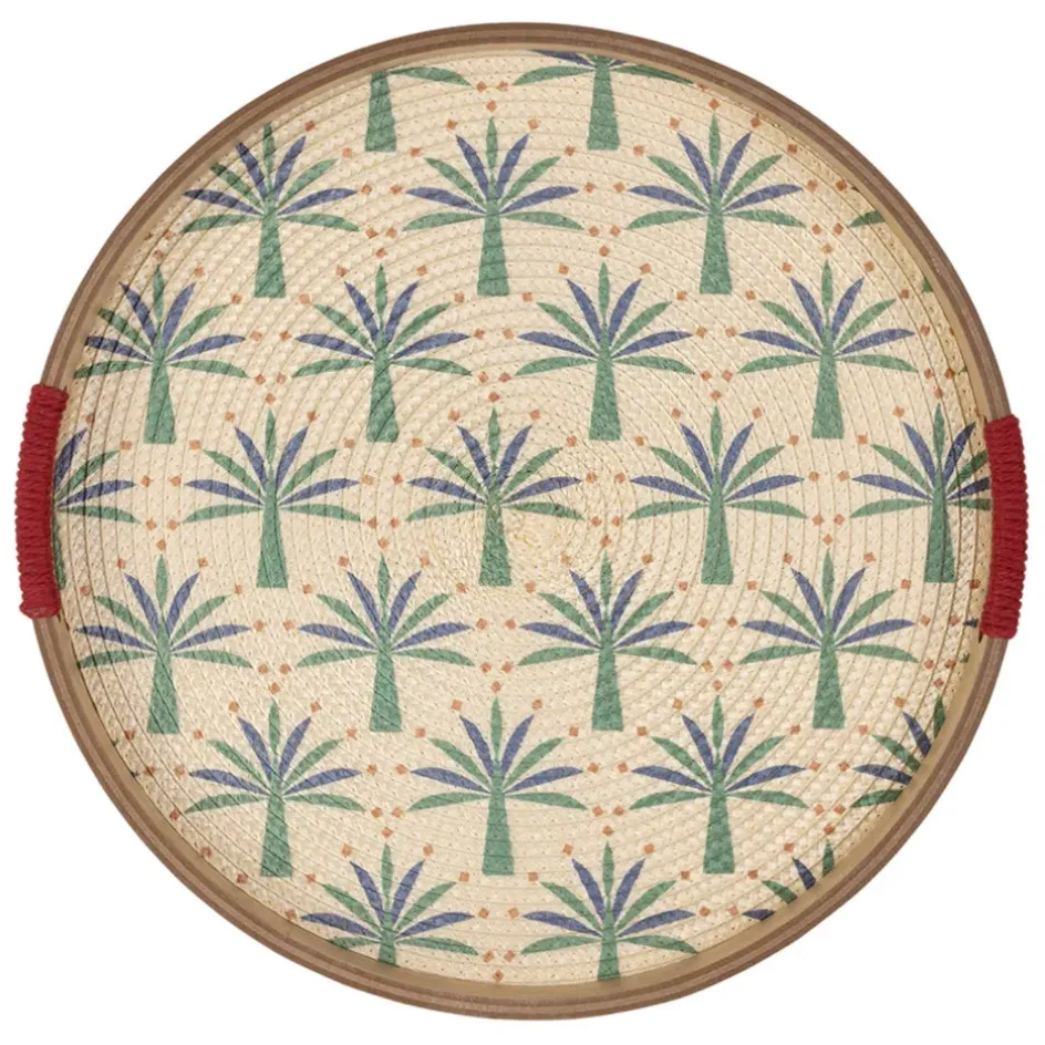 Fabrique de Styles Plateaux*Plateau rond en panneau de bois d35cm - Mocoa