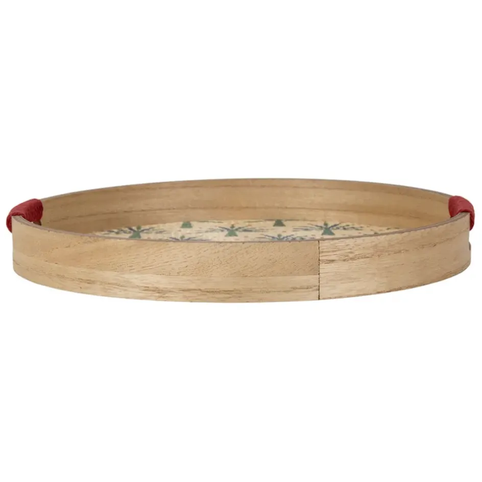 Fabrique de Styles Plateaux*Plateau rond en panneau de bois d35cm - Mocoa