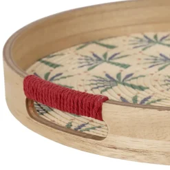 Fabrique de Styles Plateaux*Plateau rond en panneau de bois d35cm - Mocoa