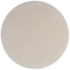 Fabrique de Styles Plateaux*Plateau sur pied en ciment écru moucheté d30cm - Organic