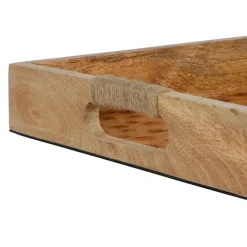 Fabrique de Styles Plateaux*Plateaux x2 en bois de manguier - sweet leaves