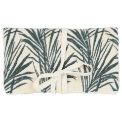 Fabrique de Styles Pochettes Et Housses*Pochette bijoux voyage tropic'art creme touche 20x24cm en velours coton