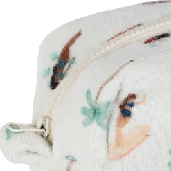 Fabrique de Styles Pochettes Et Housses*Pochette en coton émeraude et corail - Palma