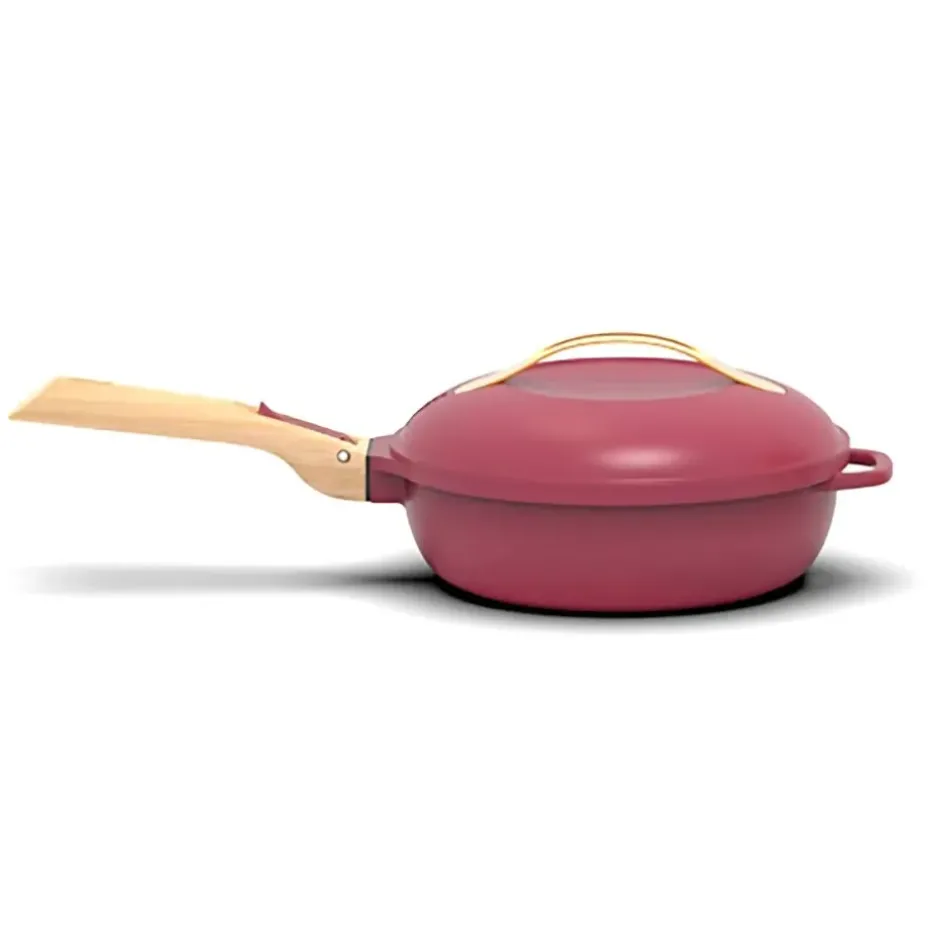 Fabrique de Styles Plats Et Appareils De Cuisson*Poêle en aluminium rubis d24cm - La Fabuleuse