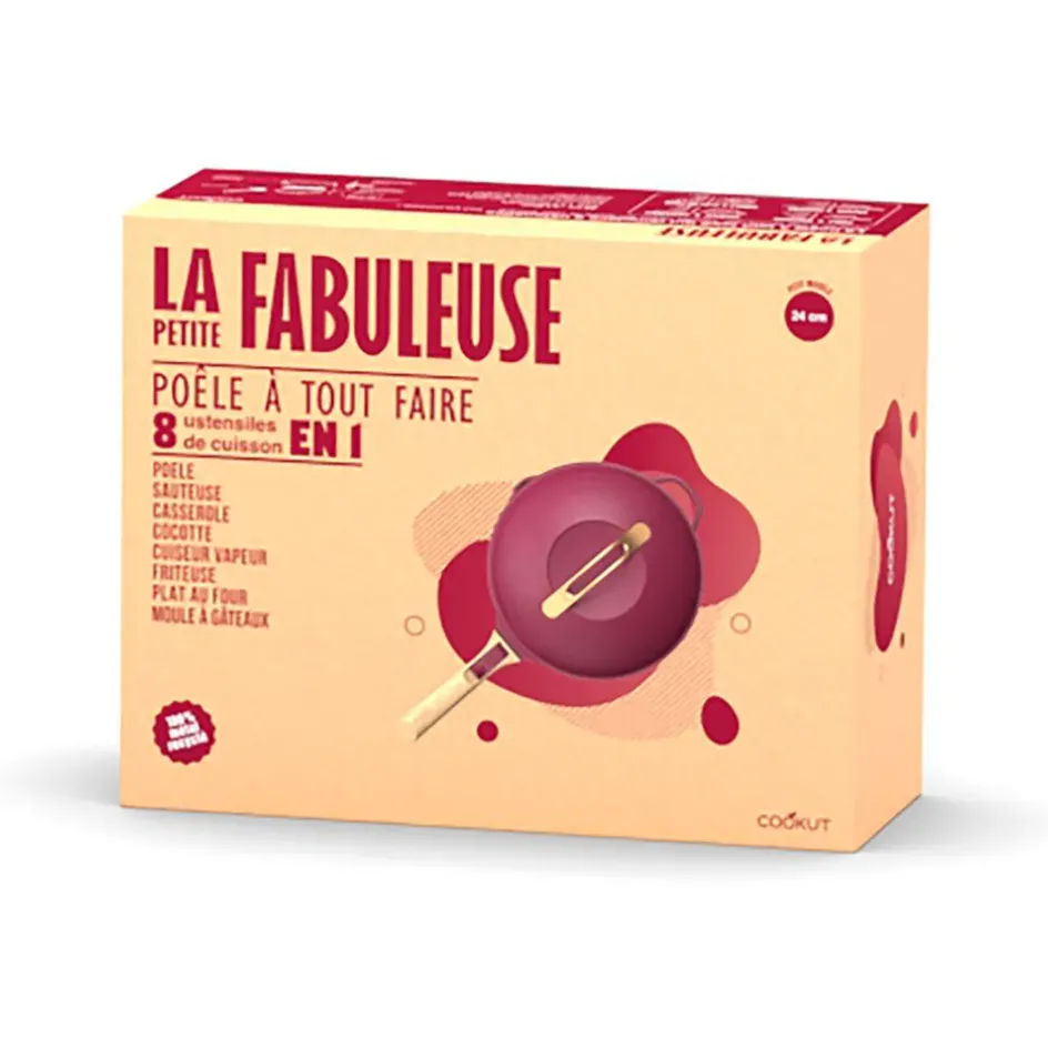 Fabrique de Styles Plats Et Appareils De Cuisson*Poêle en aluminium rubis d24cm - La Fabuleuse