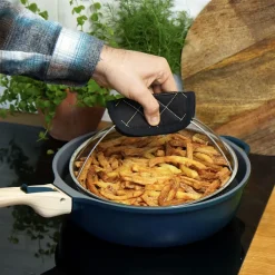 Fabrique de Styles Plats Et Appareils De Cuisson*Poêle en aluminium saphir d28cm - La Fabuleuse