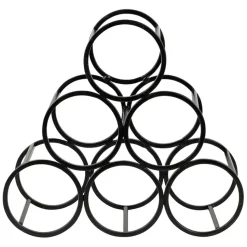 Fabrique de Styles Accessoires Vin Et Cocktails*Porte 6 bouteilles en fer 31xh28cm - Campagne